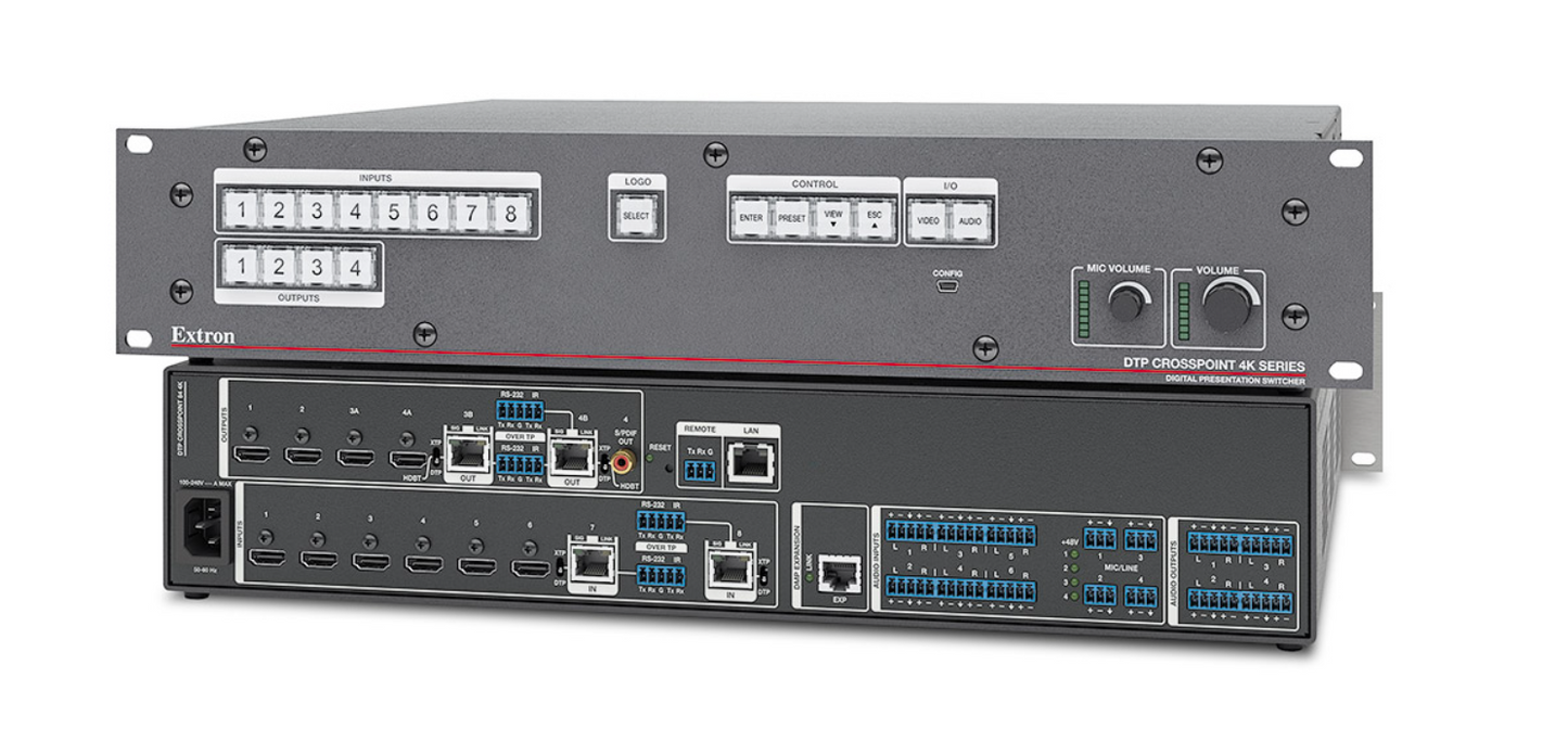Extron DTP Crosspoint 84 4K Series Digital Presentation Matrix