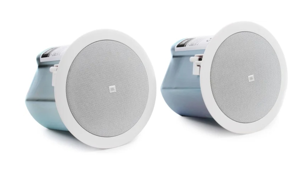 JBL Control 14C/T 2-Way 4" Coaxial Ceiling Loudpeakers, White, Lot of 4