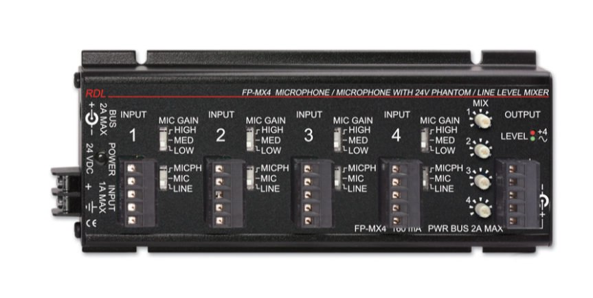 Radio Design Labs FP-MX4 Mic-Line Mixer
