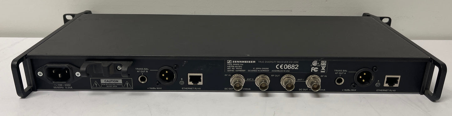Sennheiser Gw Band Receiver, Sennheiser Gw 558-626 MHz Receiver, Sennheiser EM2050 Receiver, Sennheiser EM 2050 Gw, Sennheiser 2 Channel Receiver Gw Band, We Sell Professional Audio Equipment. Audio Systems, Amplifiers, Consoles, Mixers, Electronics, Entertainment, Live Sound