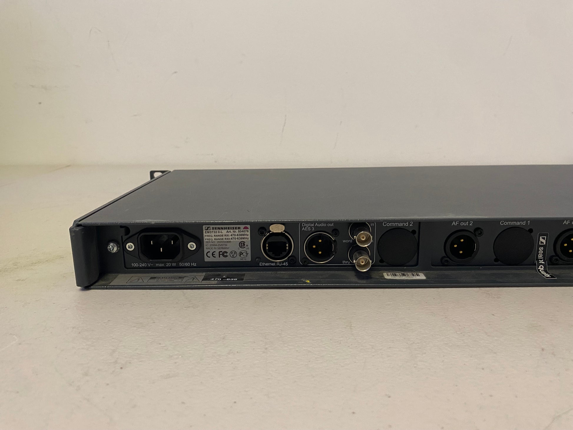 Sennheiser EM 3732-II Package, Sennheiser SKM 5200-II Package, Sennheiser L Band Package, Sennheiser Receiver and Transmitter Package L Band, Sennheiser EM 3732-II Receiver Mics, Sennheiser SKM 5200-II Rack Unit, We Sell Professional Audio Equipment. Audio Systems, Amplifiers, Consoles, Mixers, Electronics, Entertainment, Live Sound.