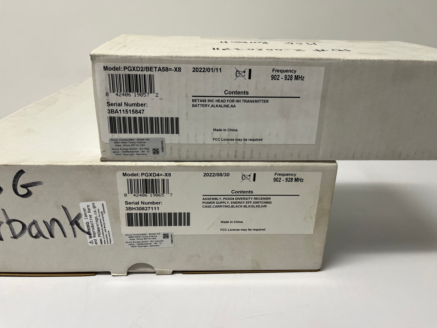 Shure PGXD Package, Shure PDXD24 Package, Shure Wireless X8 Package, Shure PGXD4 902 - 928 MHz, We Sell Professional Audio Equipment. Audio Systems, Amplifiers, Consoles, Mixers, Electronics, Entertainment, Live Sound