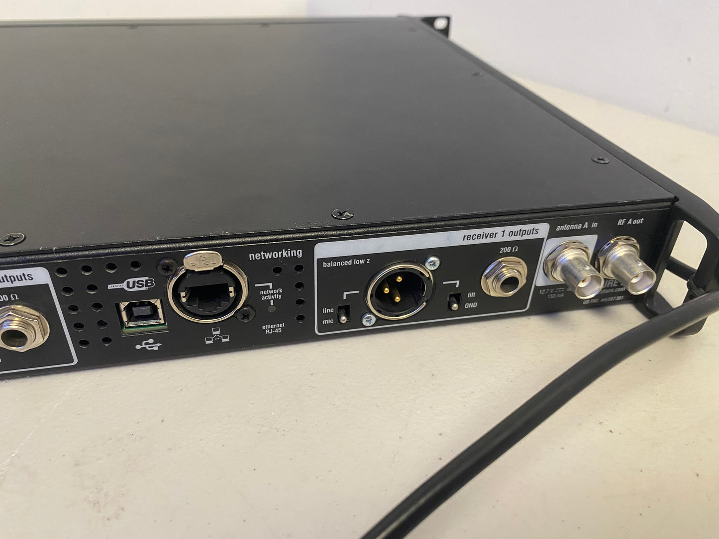 Shure UR4D+ Dual Channel UHF Wireless Receiver, SHURE UR4D+ H4 518-578 MHz, We Sell Professional Audio Equipment. Audio Systems, Amplifiers, Consoles, Mixers, Electronics, Entertainment, Live Sound.