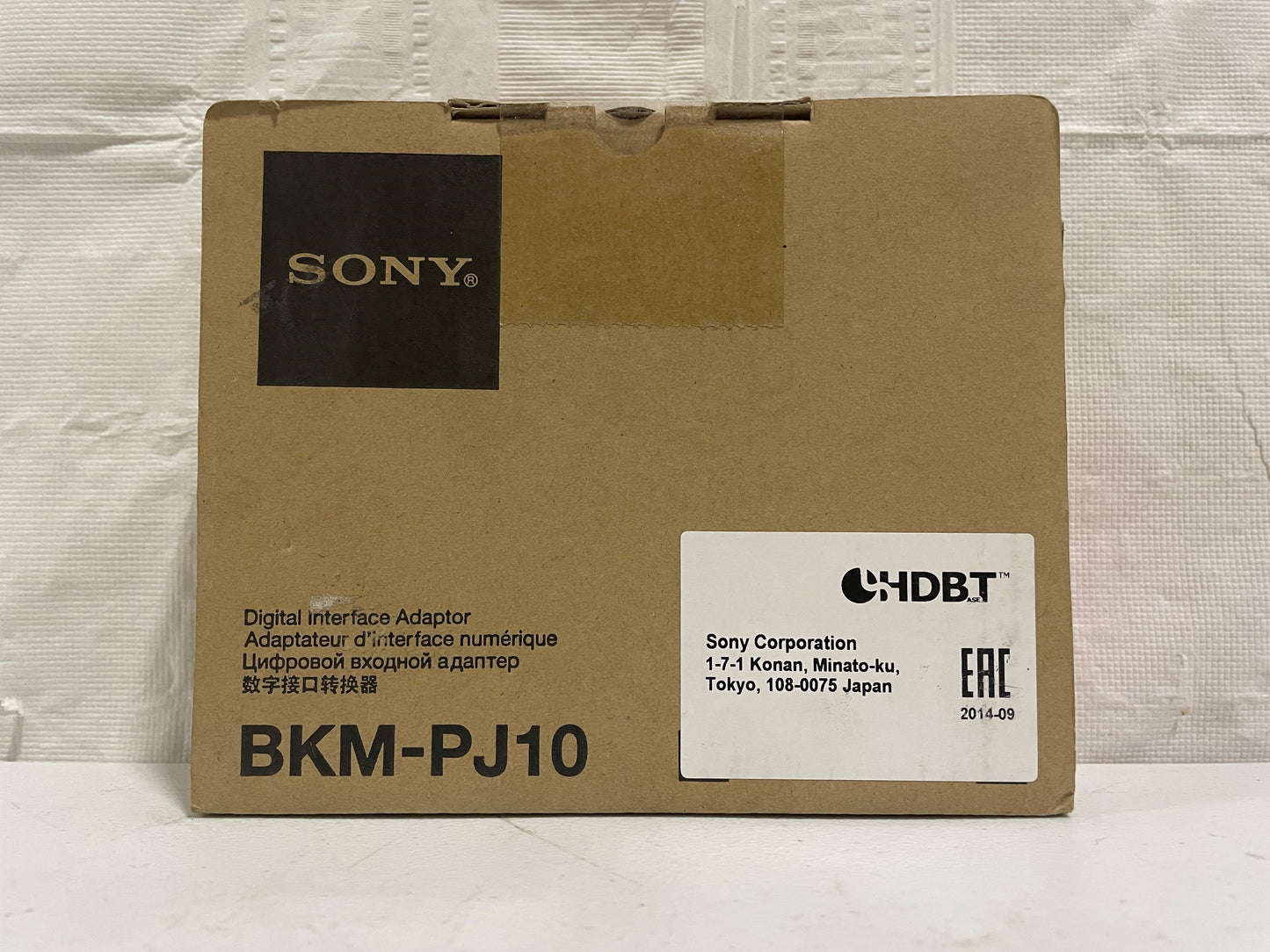 Sony HDBaseT Digital Interface Adaptor, BKM-PJ10, NIB for Sale. We Sell Professional Audio Equipment. Audio Systems, Amplifiers, Consoles, Mixers, Electronics, Entertainment, Live Sound.