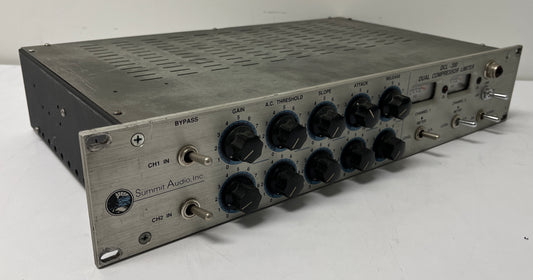 Summit Audio DCL-200, Summit Audio 2-Channel Tube Compressor, 2 Channel Tube Compressor, Audio Tube Compressor, Summit Audio Tube Compressor, We Sell Professional Audio Equipment. Audio Systems, Amplifiers, Consoles, Mixers, Electronics, Entertainment, Live Sound