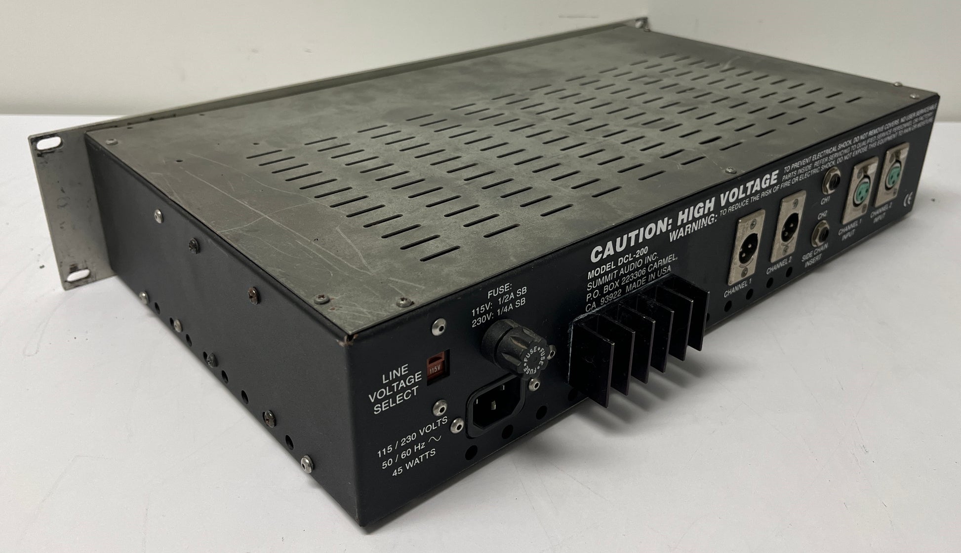 Summit Audio DCL-200, Summit Audio 2-Channel Tube Compressor, 2 Channel Tube Compressor, Audio Tube Compressor, Summit Audio Tube Compressor, We Sell Professional Audio Equipment. Audio Systems, Amplifiers, Consoles, Mixers, Electronics, Entertainment, Live Sound