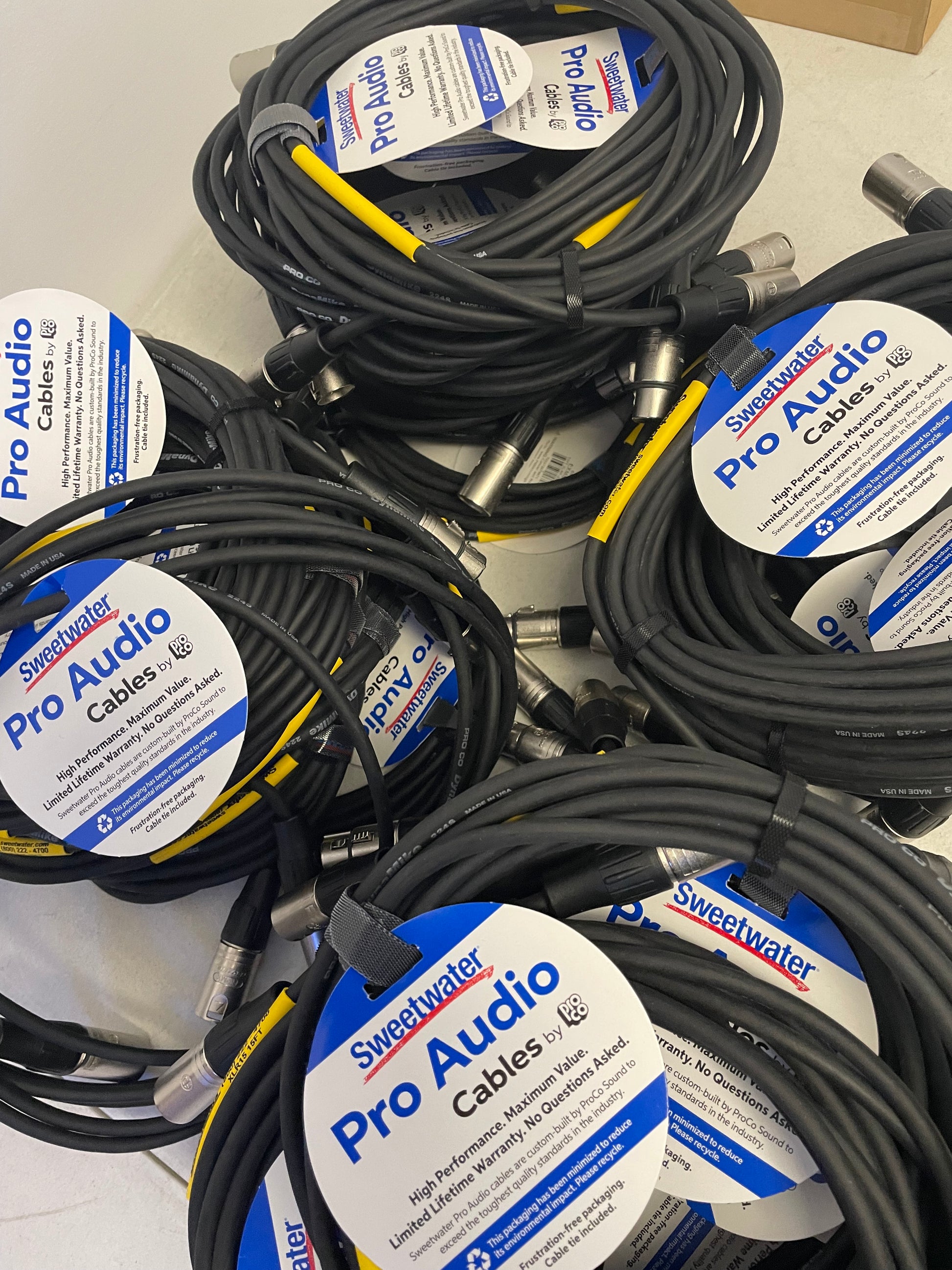 XLR Cable, New XLR Cable, 15' XLR Cable, 15' Mic Cable, 15 Foot XLR Cable, 15 Foot Mic Cable Set, 15 Foot Mic Cable, Sweetwater Mic Cable, Sweetwater XLR, We Sell Professional Audio Equipment. Audio Systems, Amplifiers, Consoles, Mixers, Electronics, Entertainment, Live Sound.