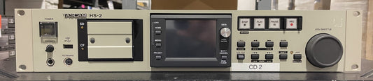 Used Tascam HS-2 Stereo Professional Solid State Recorder for Sale. We Sell Professional Audio Equipment. Audio Systems, Amplifiers, Consoles, Mixers, Electronics, Entertainment, Sound, Live.