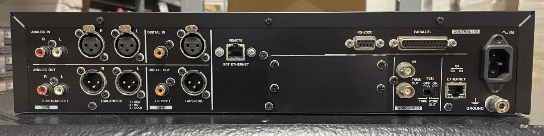 Used Tascam HS-2 Stereo Professional Solid State Recorder for Sale. We Sell Professional Audio Equipment. Audio Systems, Amplifiers, Consoles, Mixers, Electronics, Entertainment, Sound, Live.