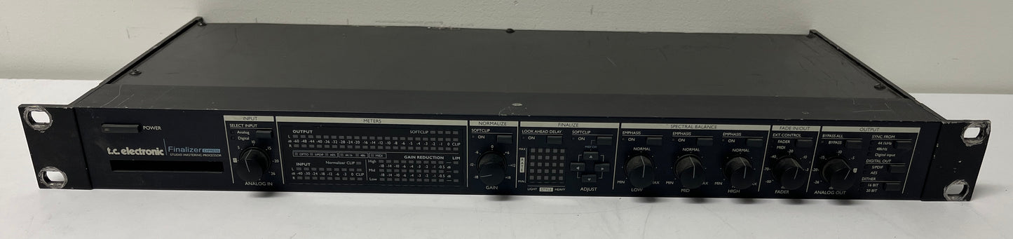 TC Electronic Finalizer Express Studio Mastering Processor, Studio Mastering Processor, TC Electronic Studio Mastering Processor, Finalizer Express TC Electronic, We Sell Professional Audio Equipment. Audio Systems, Amplifiers, Consoles, Mixers, Electronics, Entertainment, Live Sound