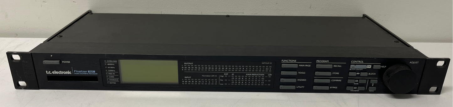 TC Electronics FINALIZER 96K Studio Mastering Processor, FINALIZER 96K Mastering Processor, TC Electronics 96 kHz Audio Processing, We Sell Professional Audio Equipment. Audio Systems, Amplifiers, Consoles, Mixers, Electronics, Entertainment, Live Sound