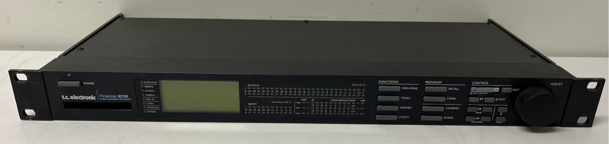 TC Electronics FINALIZER 96K Studio Mastering Processor, FINALIZER 96K Mastering Processor, TC Electronics 96 kHz Audio Processing, We Sell Professional Audio Equipment. Audio Systems, Amplifiers, Consoles, Mixers, Electronics, Entertainment, Live Sound