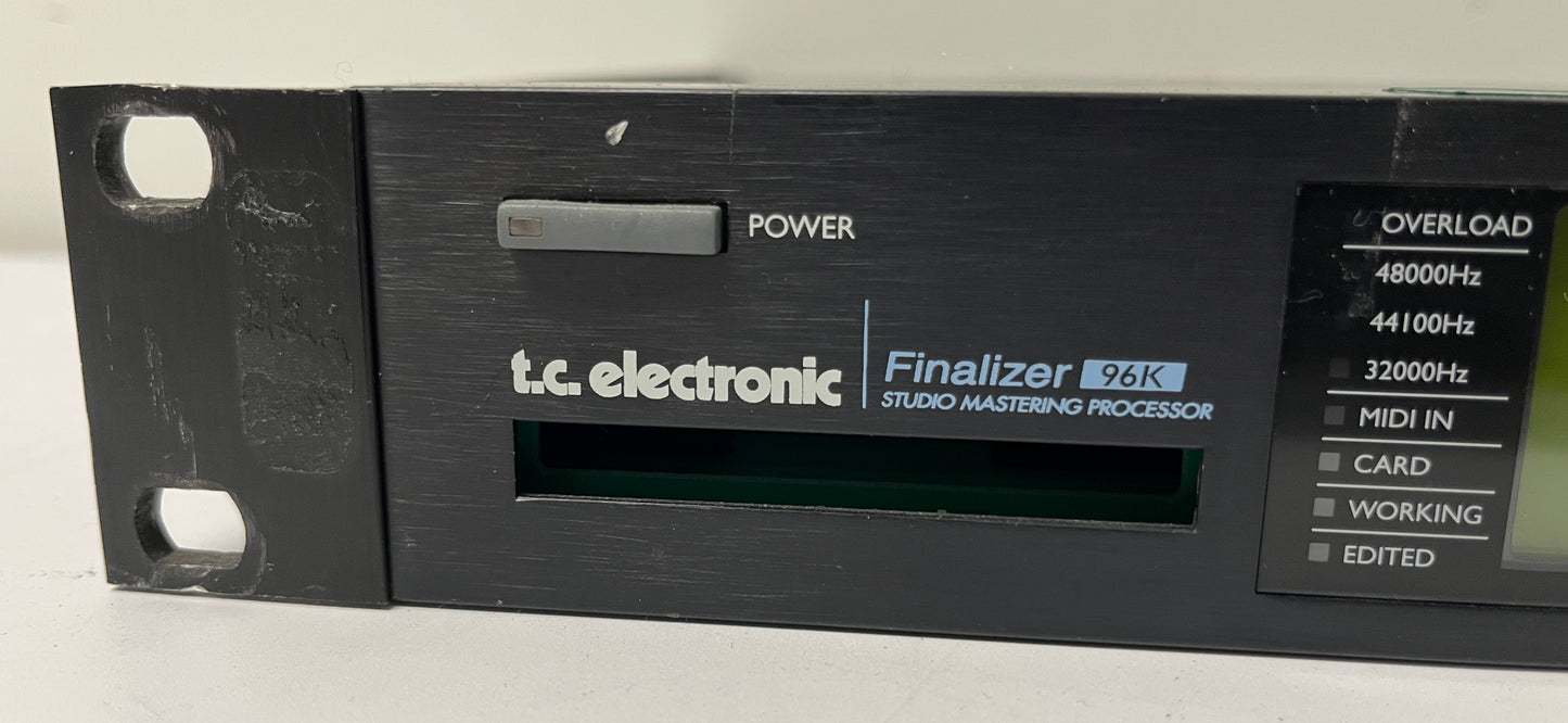 TC Electronics FINALIZER 96K Studio Mastering Processor, FINALIZER 96K Mastering Processor, TC Electronics 96 kHz Audio Processing, We Sell Professional Audio Equipment. Audio Systems, Amplifiers, Consoles, Mixers, Electronics, Entertainment, Live Sound