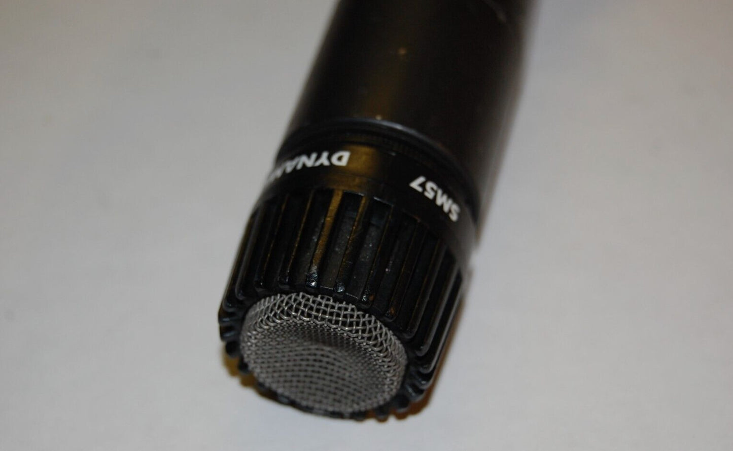 Used Shure SM 57 Instrument Microphones, Lot of 3, No Mic Clips, for Sale. We Sell Professional Audio Equipment. Audio Systems, Amplifiers, Consoles, Mixers, Electronics, Entertainment, Sound, Live.