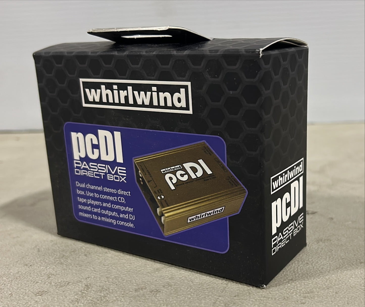 Whirlwind pcDI Direct Box, Whirlwind Direct Box, Whirlwind pcDI, pcDI Direct Box, We Sell Professional Audio Equipment. Audio Systems, Amplifiers, Consoles, Mixers, Electronics, Entertainment, Live Sound
