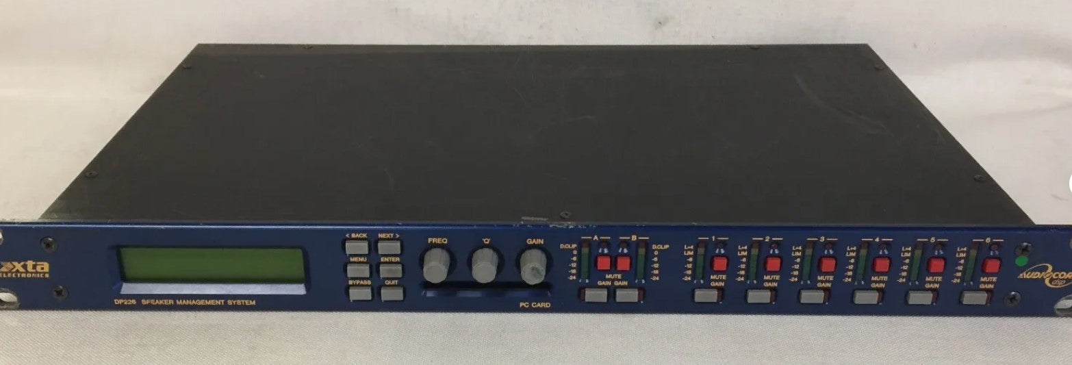 XTA Electronics DP226 Speaker Management System DSP Based Audio Processor