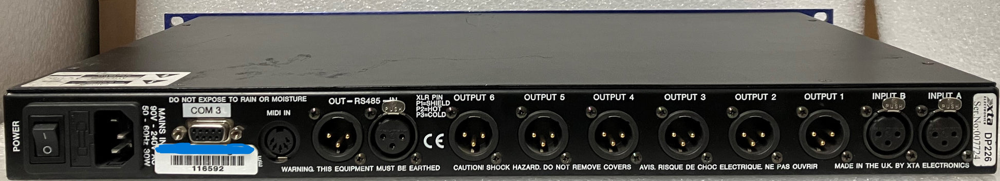 XTA DP226 Speaker Management System, XTA DP226 Speaker Management System DSP Based Audio Processor, XTA Speaker Management System, XTA DSP Based Audio Processor, We Sell Professional Audio Equipment. Audio Systems, Amplifiers, Consoles, Mixers, Electronics, Entertainment, Live Sound.