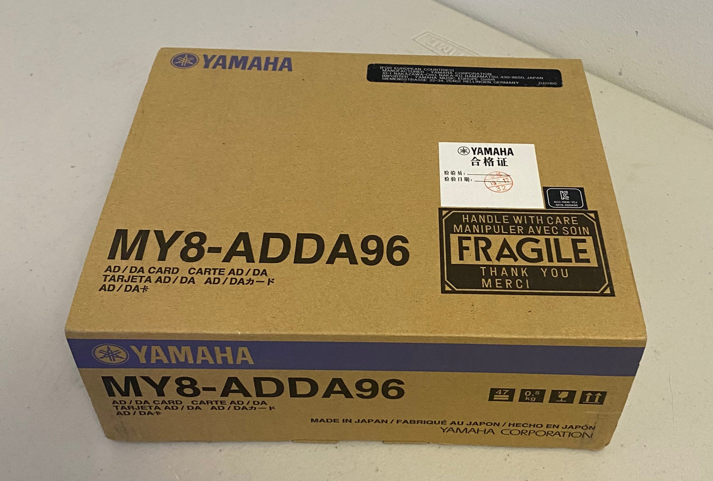 Yamaha MY8 ADDA96 Analog Card, Yamaha Analog I/O Card, DA/AD Yamaha Card, Yamaha MY8 ADDA96 8-Channel Analog I/O Card, We Sell Professional Audio Equipment. Audio Systems, Amplifiers, Consoles, Mixers, Electronics, Entertainment, Live Sound.