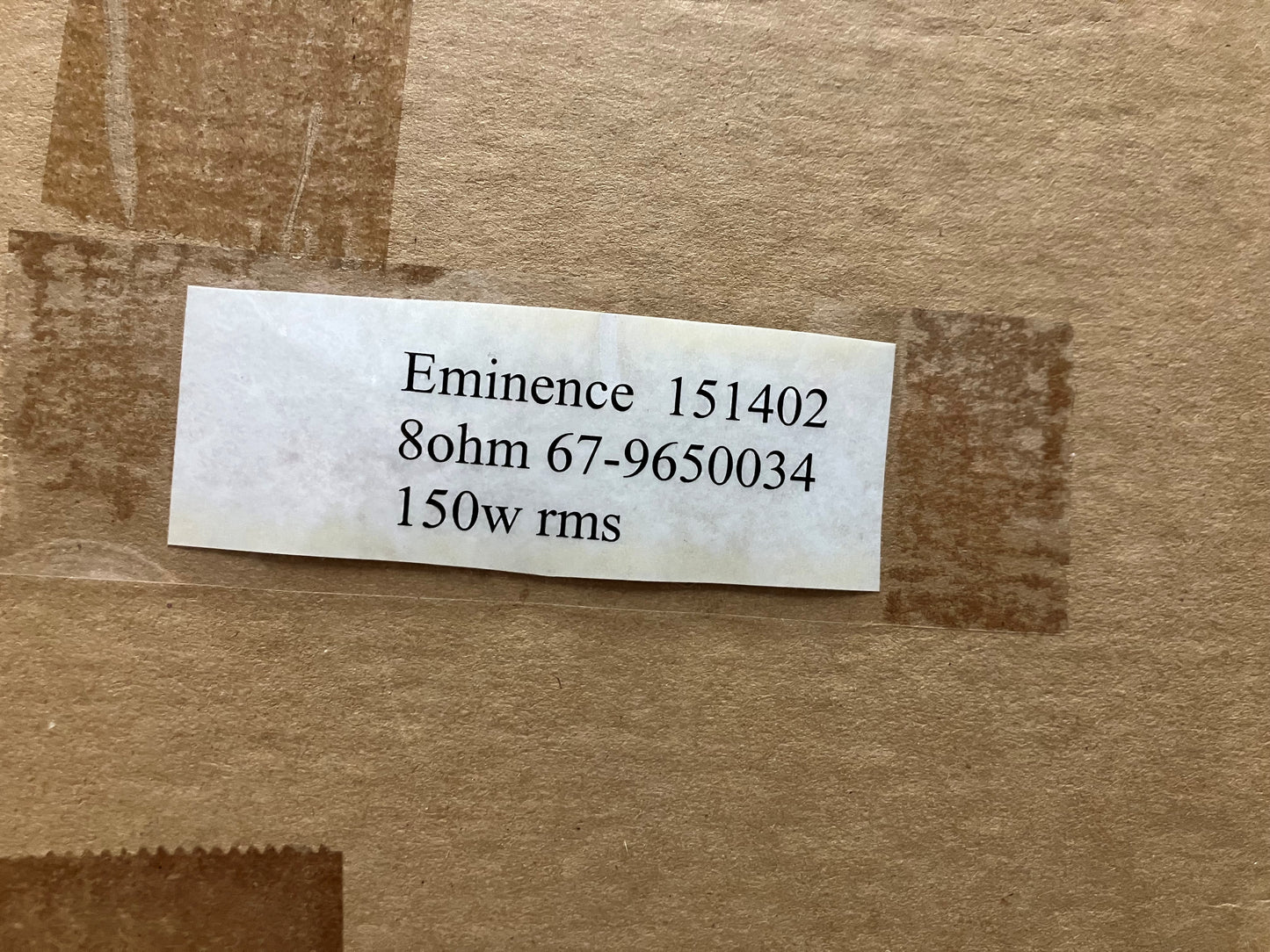 Eminence 151402 15" Speaker