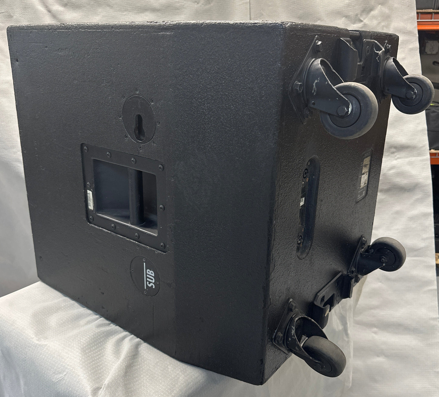 d&b C4 Subwoofer, Used d&b Speaker System, Used d&b C4 Subwoofer, d&b 18 inch subwoofer, d&b Single 18" Subwoofer, We Sell Professional Audio Equipment. Audio Systems, Amplifiers, Consoles, Mixers, Electronics, Entertainment, Live Sound
