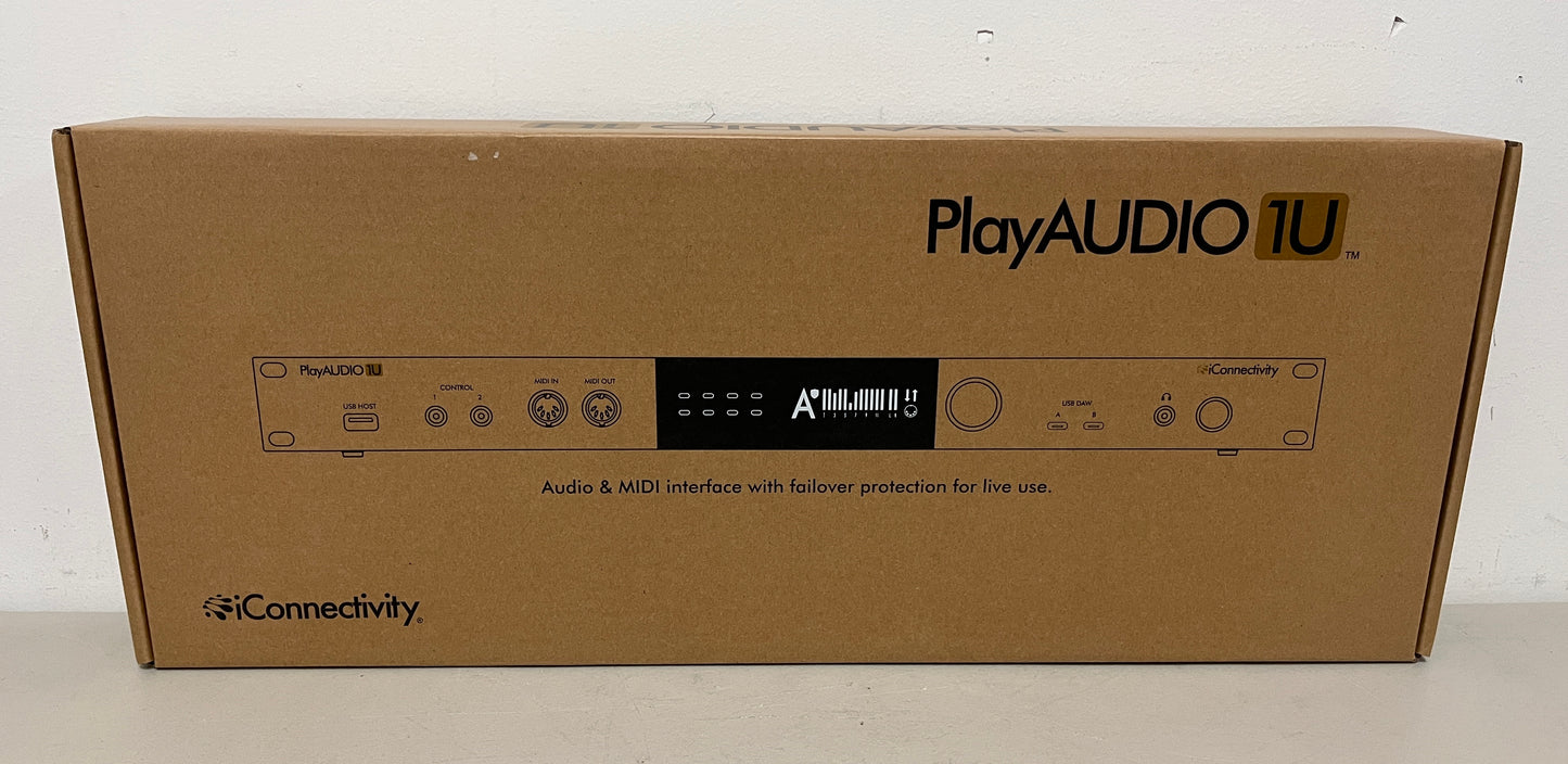 iConnectivity PlayAUDIO1U, PlayAUDIO1U Audio Interface, iConnectivity Audio and Midi Interface, iConnectivity Midi Interface, PlayAUDIO Interface, Professional Audio and Midi Interface, We Sell Professional Audio Equipment. Audio Systems, Amplifiers, Consoles, Mixers, Electronics, Entertainment, Live Sound.