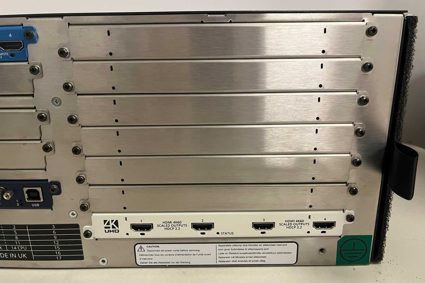 tvONE CORIOmaster 2 Modular Video Processor, tvONE CM2-547, CORIOmaster2 4k-8k Video Processor, 4RU Video Processor, tvONE 4RU Video Processor, We Sell Professional Audio Equipment. Audio Systems, Amplifiers, Consoles, Mixers, Electronics, Entertainment, Live Sound