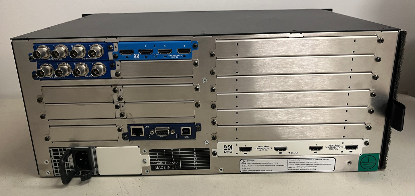 tvONE CORIOmaster 2 Modular Video Processor, tvONE CM2-547, CORIOmaster2 4k-8k Video Processor, 4RU Video Processor, tvONE 4RU Video Processor, We Sell Professional Audio Equipment. Audio Systems, Amplifiers, Consoles, Mixers, Electronics, Entertainment, Live Sound