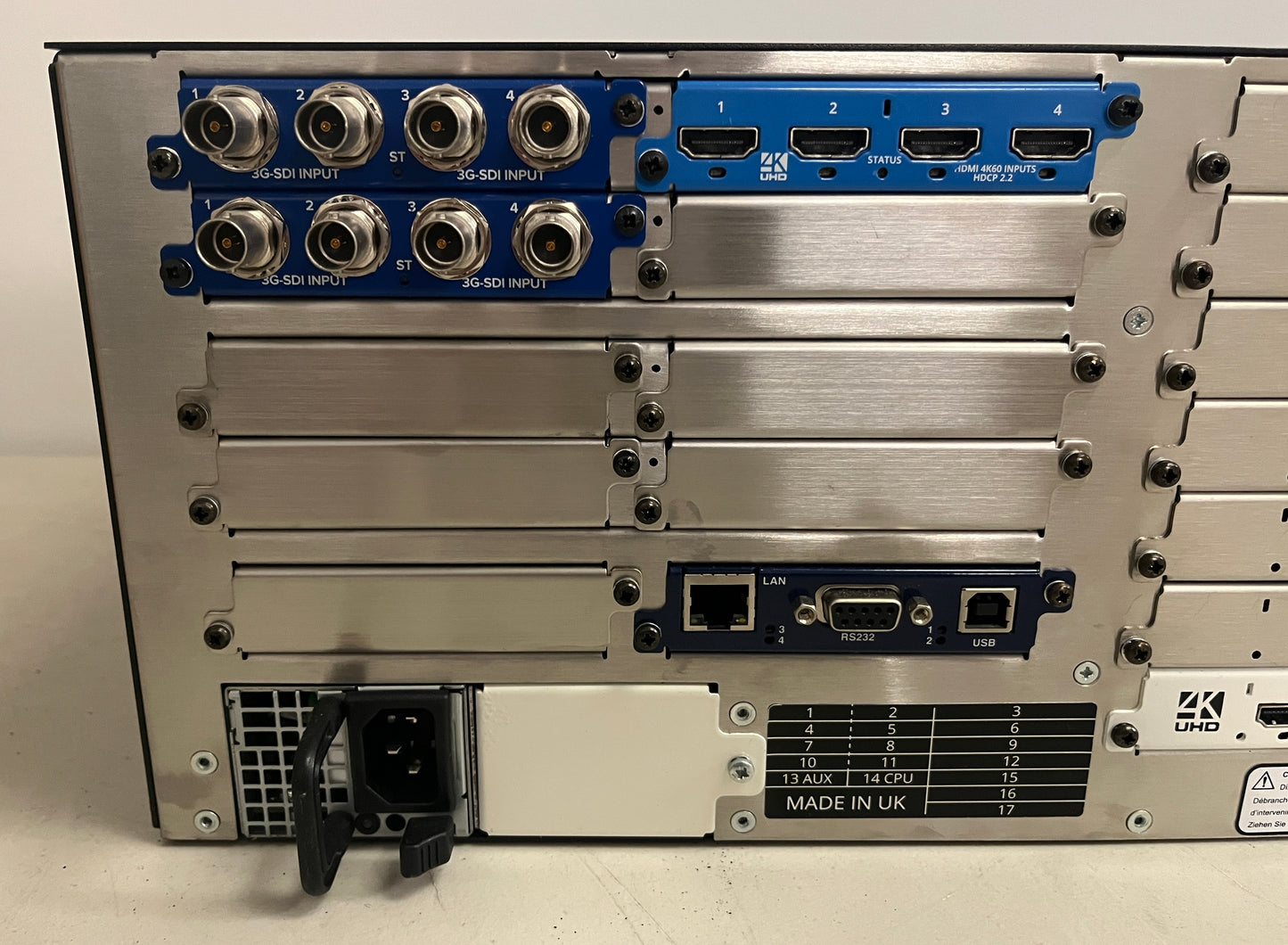 tvONE CORIOmaster 2 Modular Video Processor, tvONE CM2-547, CORIOmaster2 4k-8k Video Processor, 4RU Video Processor, tvONE 4RU Video Processor, We Sell Professional Audio Equipment. Audio Systems, Amplifiers, Consoles, Mixers, Electronics, Entertainment, Live Sound
