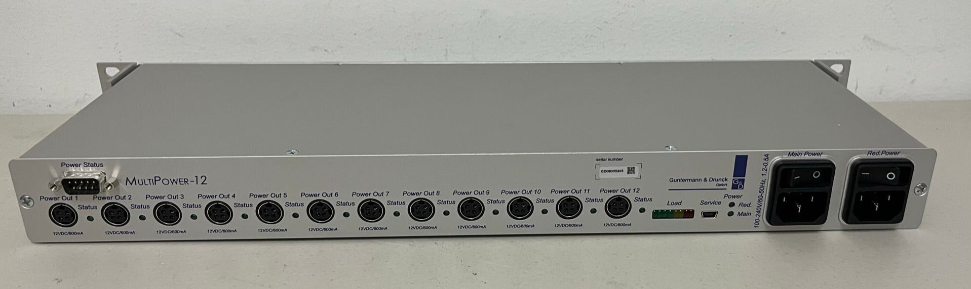 Used G&D MultiPower-12, We Sell Professional Audio Equipment. Audio Systems, Amplifiers, Consoles, Mixers, Electronics, Entertainment, Sound, Live.