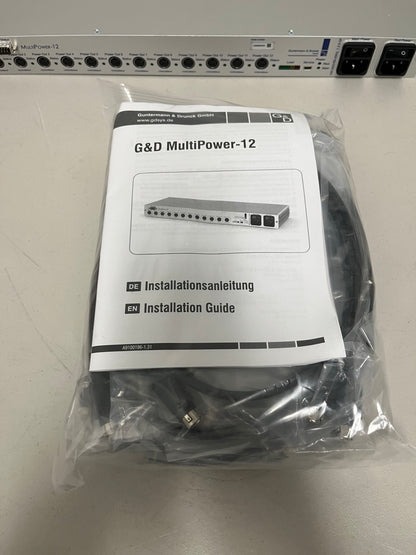 Used G&D MultiPower-12, We Sell Professional Audio Equipment. Audio Systems, Amplifiers, Consoles, Mixers, Electronics, Entertainment, Sound, Live. 