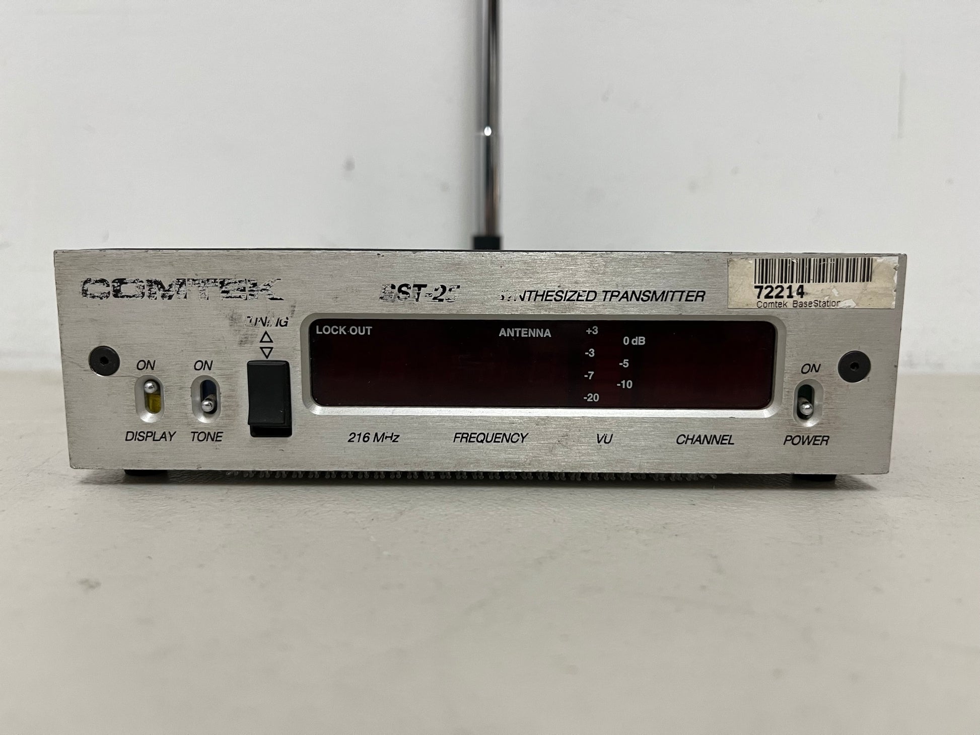 COMTEK  Synthesized Base Station Transmitter, 216 MHz, We Sell Professional Audio Equipment. Audio Systems, Amplifiers, Consoles, Mixers, Electronics, Entertainment, Sound, Live.