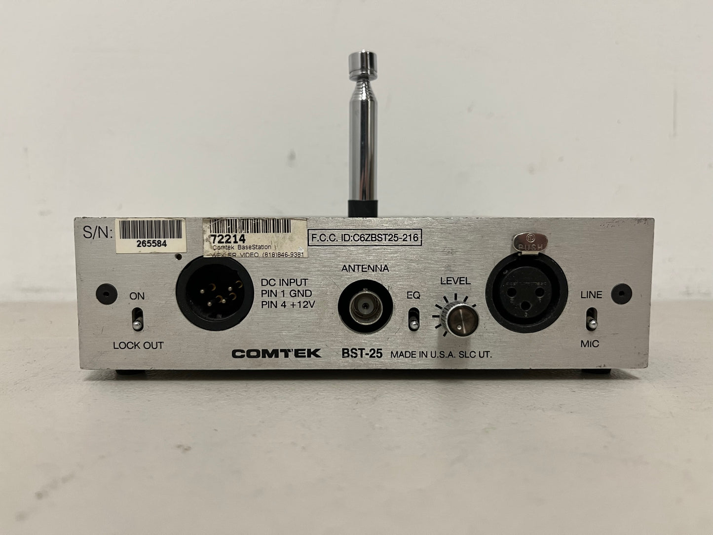 COMTEK Synthesized Base Station Transmitter, 216 MHz, We Sell Professional Audio Equipment. Audio Systems, Amplifiers, Consoles, Mixers, Electronics, Entertainment, Sound, Live.