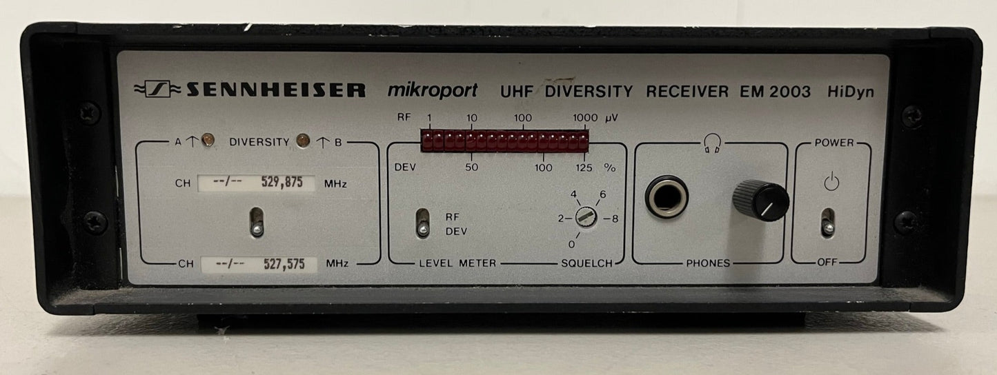 Sennheiser Mikroport UHF Diversity Receiver, EM 2003