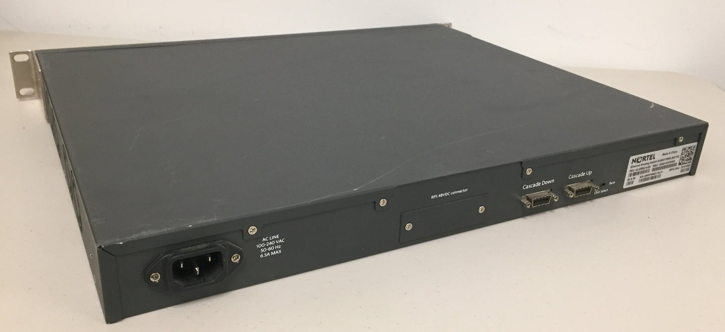 Used Nortel Ethernet Routing Switch 4548GT-PWR with PoE for Sale. We Sell Professional Audio Equipment. Audio Systems, Amplifiers, Consoles, Mixers, Electronics, Entertainment, Sound, Live.