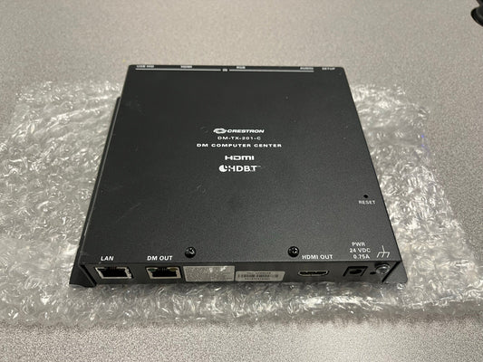 Crestron DM-TX-201-C DigitalMedia 8G+® Transmitter 201,  We Sell Professional Audio Equipment. Audio Systems, Amplifiers, Consoles, Mixers, Electronics, Entertainment, Sound, Live. 