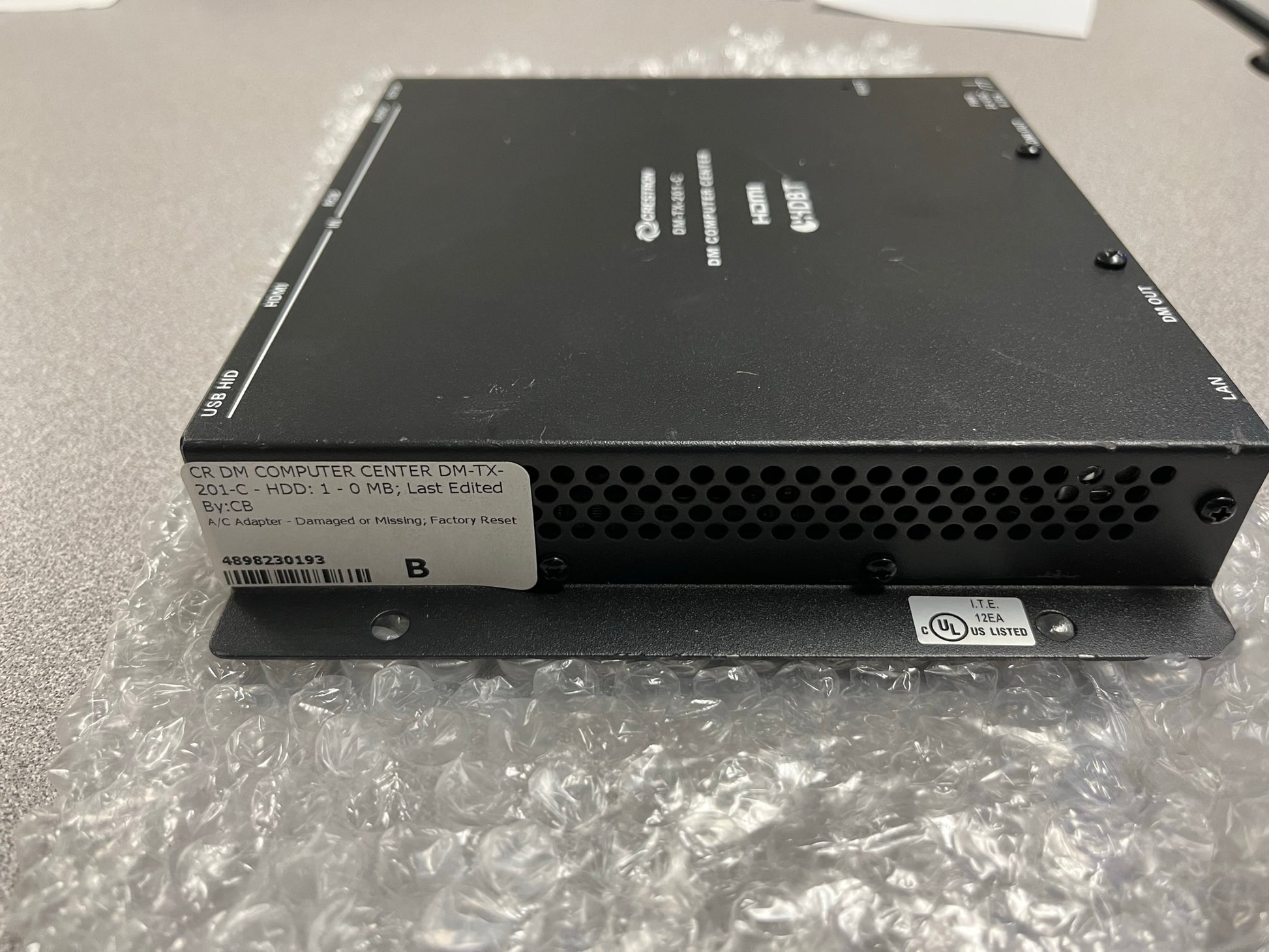 Crestron DM-TX-201-C DigitalMedia 8G+® Transmitter 201,  We Sell Professional Audio Equipment. Audio Systems, Amplifiers, Consoles, Mixers, Electronics, Entertainment, Sound, Live. 