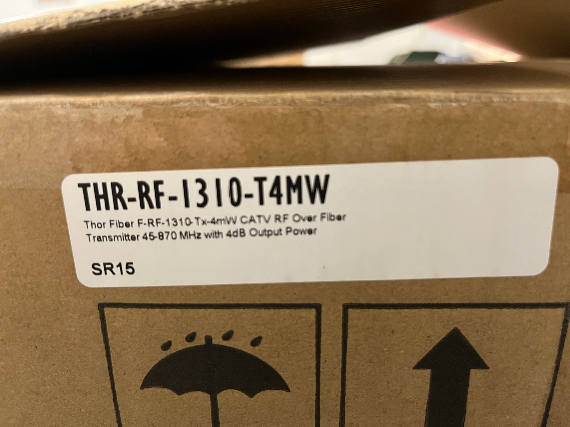 New Thor Fiber F-RF-TX-4 1310nm Transmitter for Sale. We Sell Professional Audio Equipment. Audio Systems, Amplifiers, Consoles, Mixers, Electronics, Entertainment, Sound, Live.