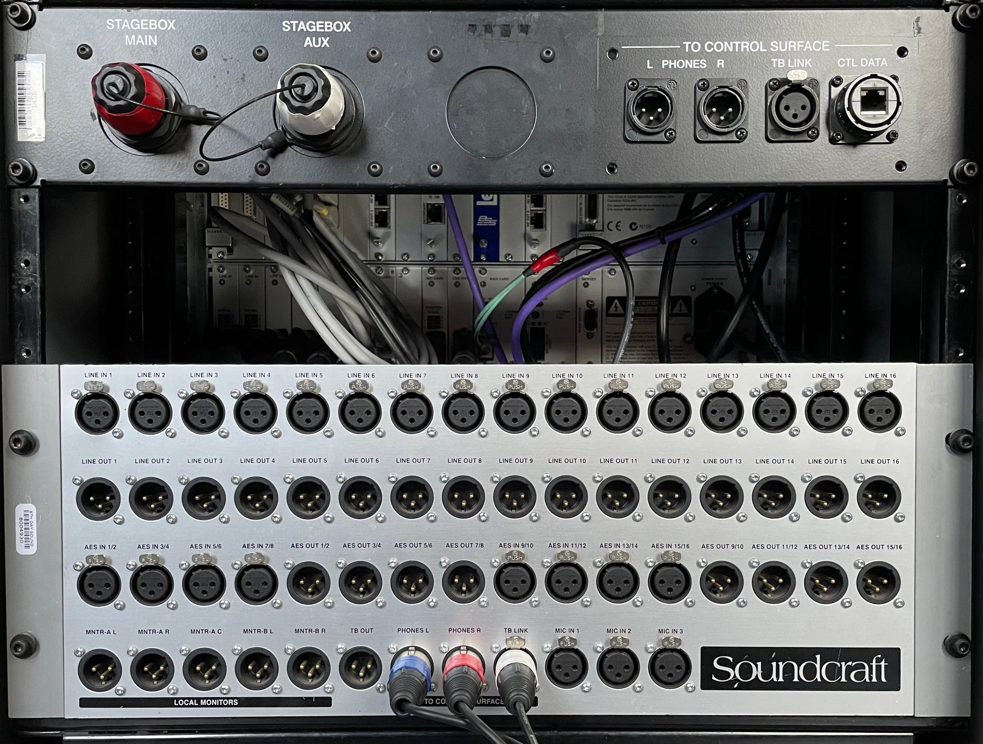Used Soundcraft Vi6 System, 32 In 32 Out, With Touring Case for Sale. We Sell Professional Audio Equipment. Audio Systems, Amplifiers, Consoles, Mixers, Electronics, Entertainment, Sound, Live.