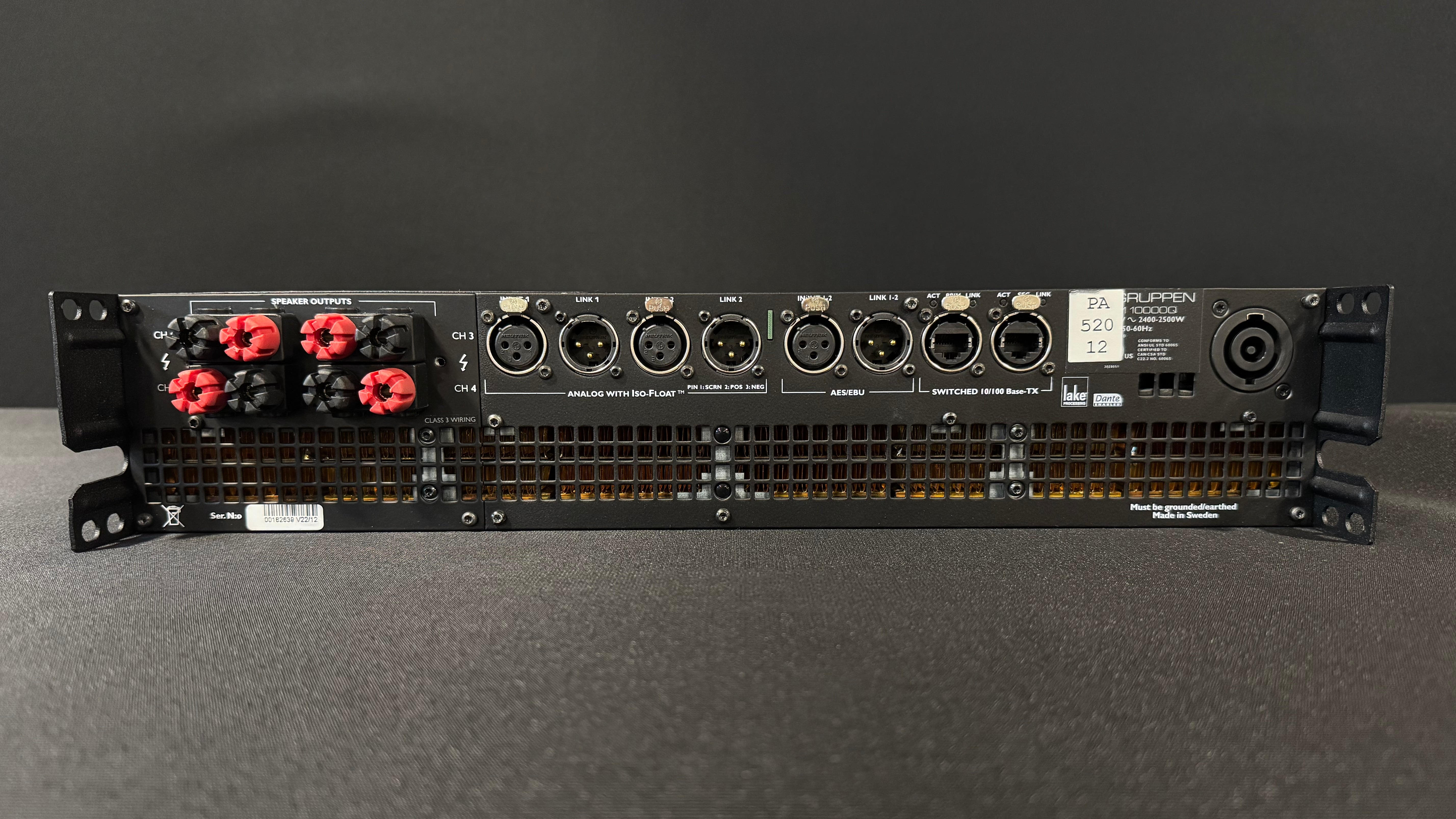Lab Gruppen PLM 10000Q Power Amplifier – CLAIR Used Gear