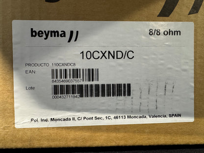 Beyma 10CXND/C Speaker Driver, Beyma 10CXND/C, Beyma 10” Driver, 10CXND/C, Clair Brothers SR-723-B. We Sell Professional Audio Equipment. Audio Systems, Amplifiers, Consoles, Mixers, Electronics, Entertainment, Live Sound.