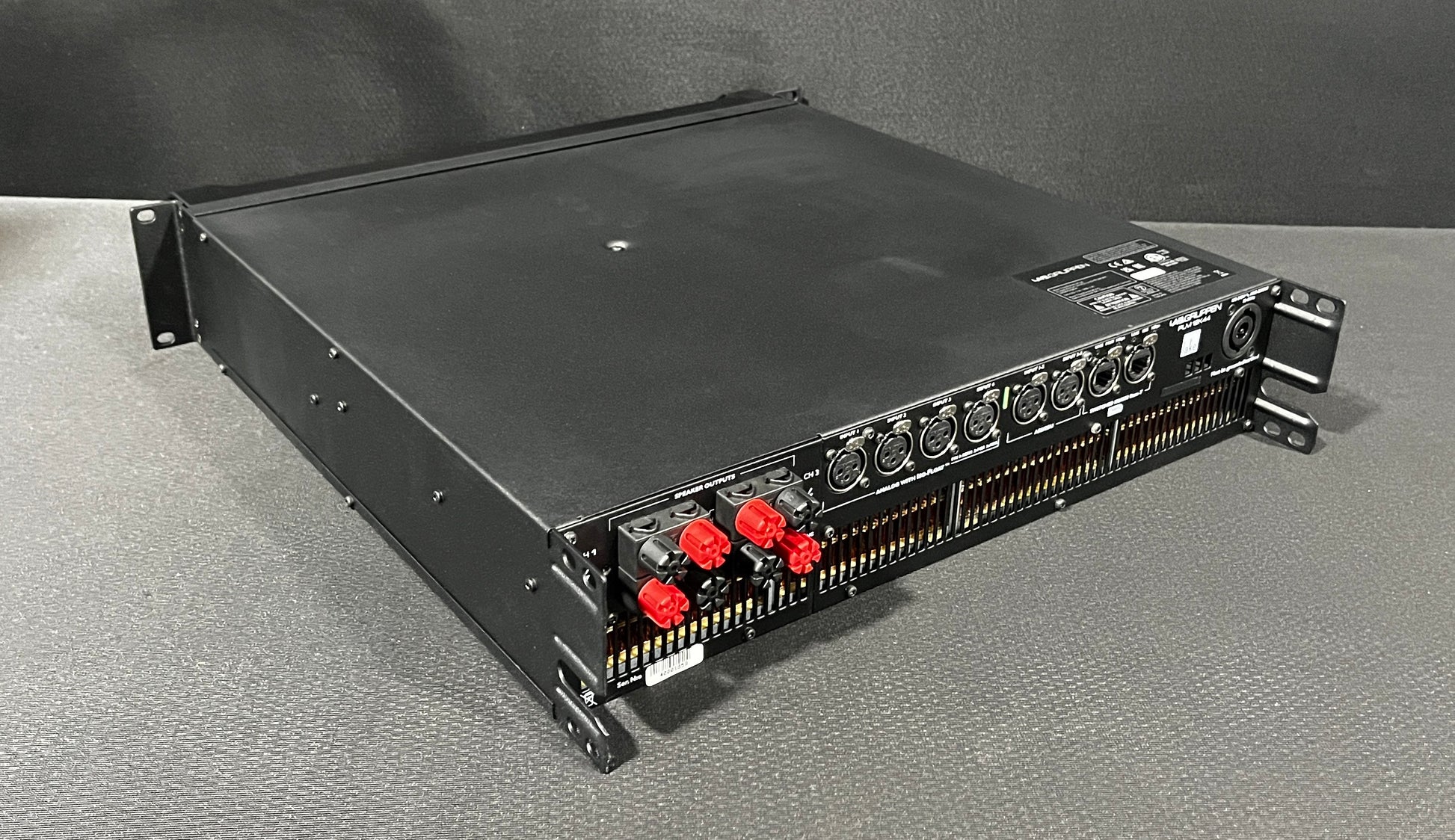 Lab Gruppen PLM 12K44 Power Amplifier Binding Post, Lab Gruppen PLM 12K44 Power Amplifier, Lab Gruppen PLM 12K44, Lab Gruppen Power Amplifier, PLM 12K44.  We Sell Professional Audio Equipment. Audio Systems, Amplifiers, Consoles, Mixers, Electronics, Entertainment, Live Sound.