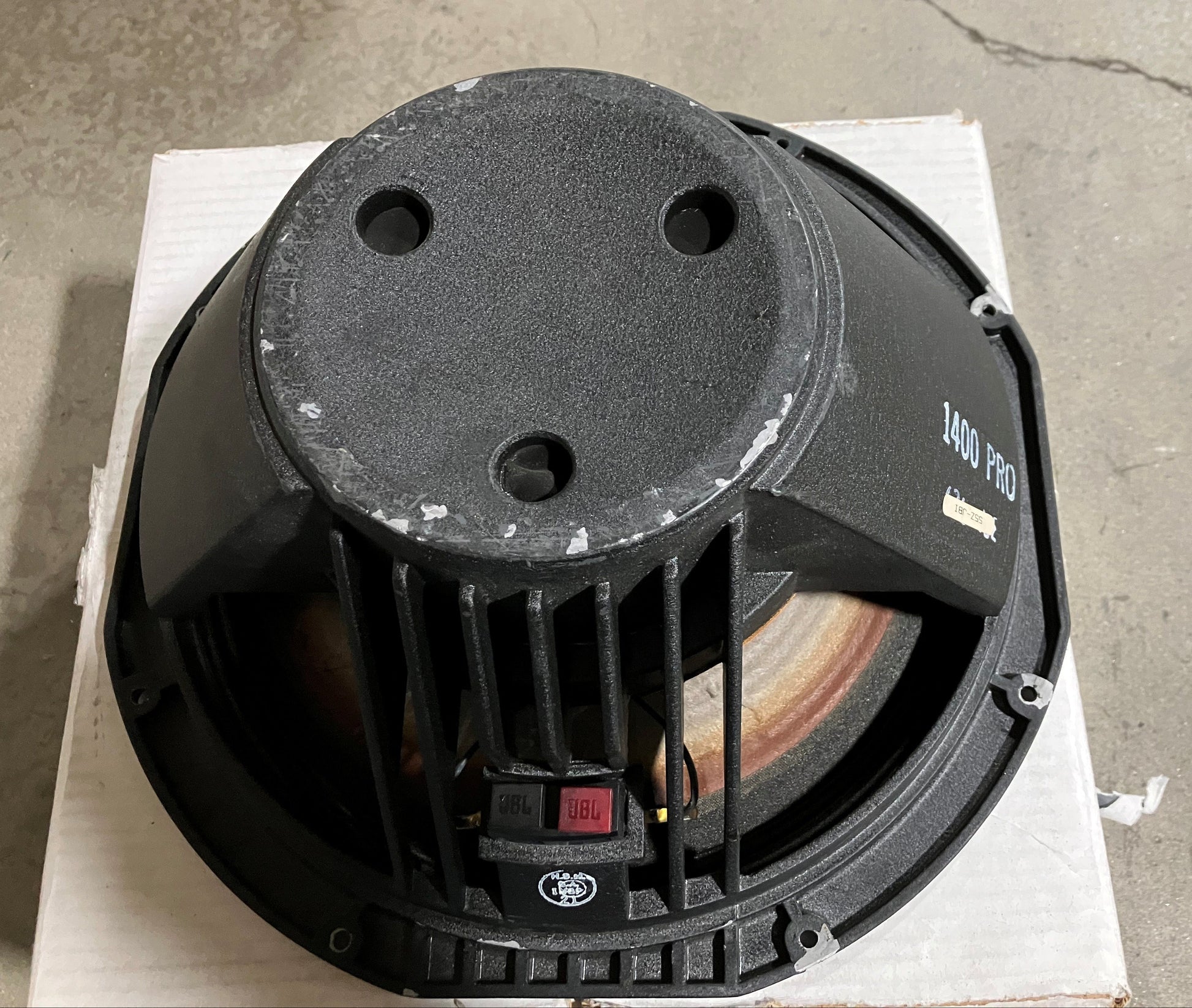 JBL 1400 PRO 14" Woofer 8 ohm, JBL 1400 PRO, JBL 14" Speaker, JBL 1400, JBL 1400 14". We Sell Professional Audio Equipment. Audio Systems, Amplifiers, Consoles, Mixers, Electronics, Entertainment, Live Sound.
