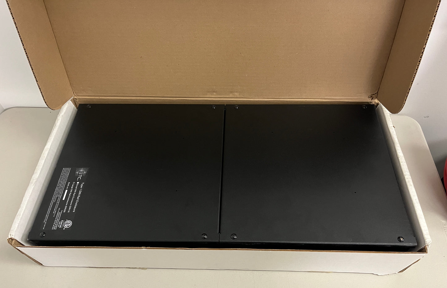 ETC DIN28 Large DIN Rail Enclosure, 14" x 28" Large DIN Rail Enclosure, ETC Rail Enclosure, Wall Mount Enclosure, We Sell Professional Audio Equipment. Audio Systems, Amplifiers, Consoles, Mixers, Electronics, Entertainment, Live Sound