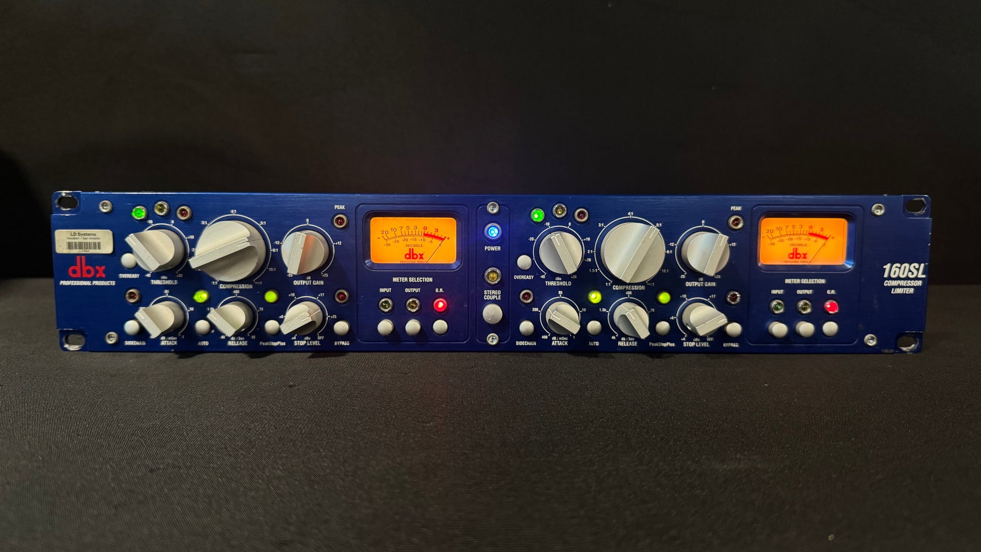 dbx 160SL Stereo Compressor/Limiter, dbx 160SL, dbx 160SL Blue, dbx Compressor/Limiter, 160SL Compressor/Limiter. We Sell Professional Audio Equipment. Audio Systems, Amplifiers, Consoles, Mixers, Electronics, Entertainment, Live Sound.