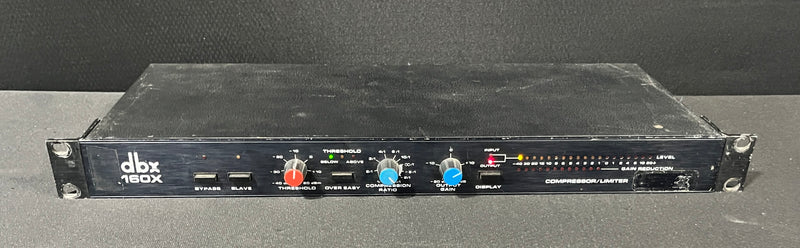dbx 160x Compressor/Limiter, dbx 160x, dbx Compressor/Limiter, dbx Compressor, dbx 160x Compressor. We Sell Professional Audio Equipment. Audio Systems, Amplifiers, Consoles, Mixers, Electronics, Entertainment, Live Sound.