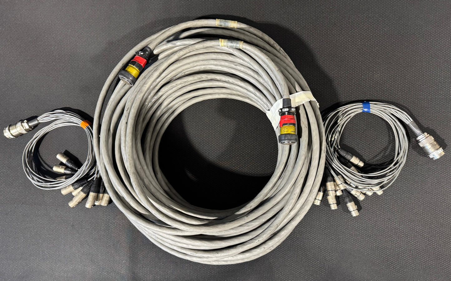 Touring Audio Cable Package, Live Sound Cable, KPTC Audio Cable, Board Fan Out Audio Cable, Board Fan In Audio Cable, Audio Splitter Snake Cable Package, Audio Cable Extension, 165’ Audio Extension Cable. We Sell Professional Audio Equipment. Audio Systems, Amplifiers, Consoles, Mixers, Electronics, Entertainment, Live Sound.