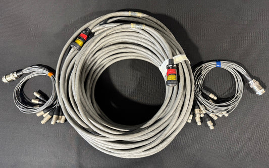 Touring Audio Cable Package, Live Sound Cable, KPTC Audio Cable, Board Fan Out Audio Cable, Board Fan In Audio Cable, Audio Splitter Snake Cable Package, Audio Cable Extension, 165’ Audio Extension Cable. We Sell Professional Audio Equipment. Audio Systems, Amplifiers, Consoles, Mixers, Electronics, Entertainment, Live Sound.