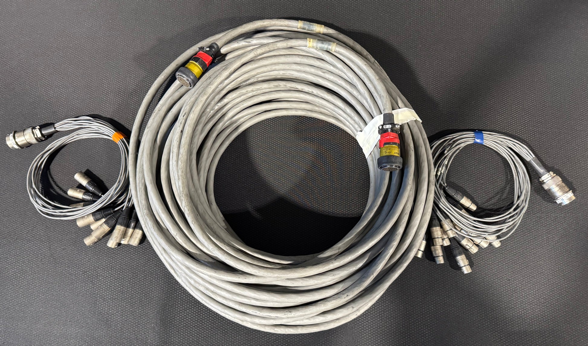 Touring Audio Cable Package, Live Sound Cable, KPTC Audio Cable, Board Fan Out Audio Cable, Board Fan In Audio Cable, Audio Splitter Snake Cable Package, Audio Cable Extension, 165’ Audio Extension Cable. We Sell Professional Audio Equipment. Audio Systems, Amplifiers, Consoles, Mixers, Electronics, Entertainment, Live Sound.