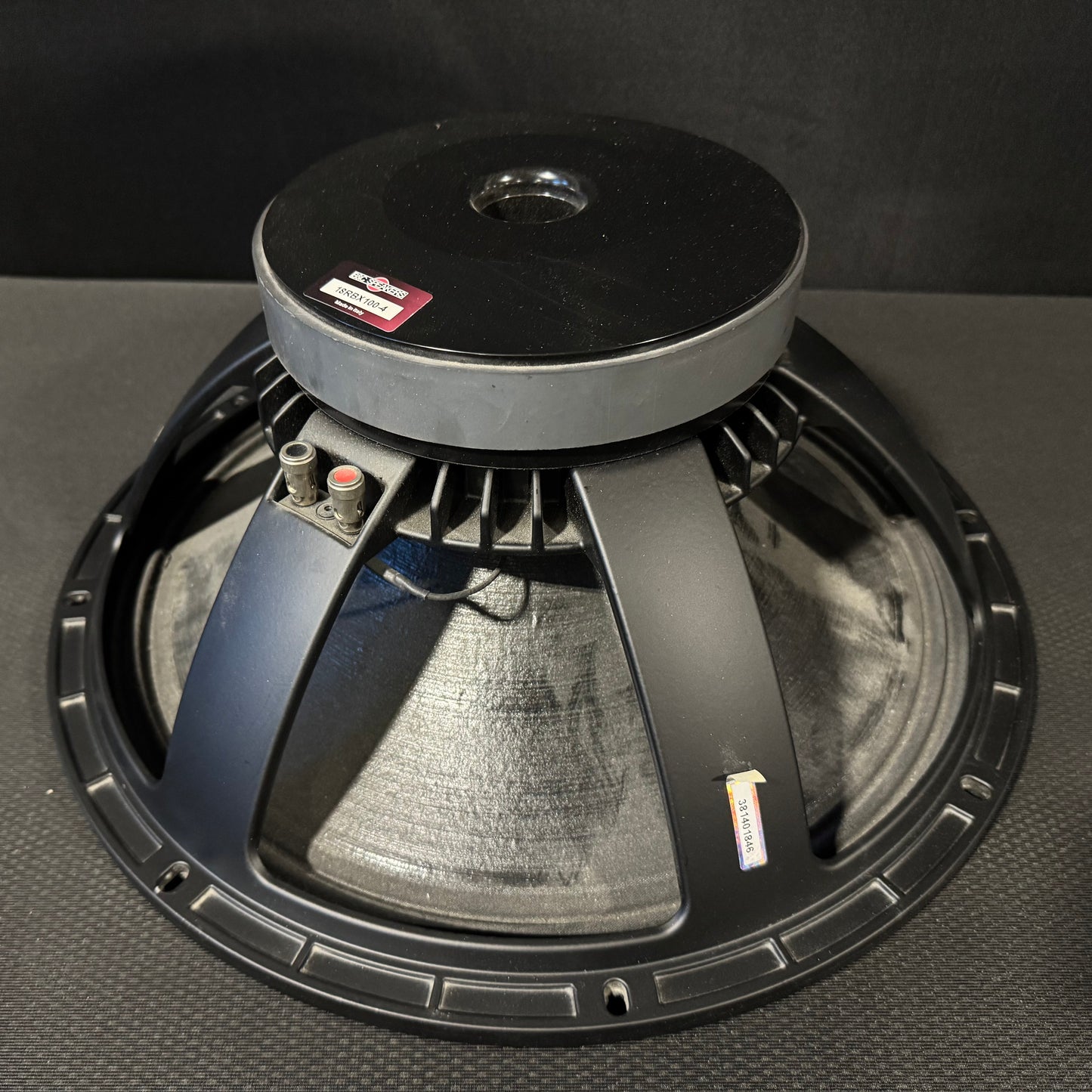 B&C 18RBX100-4 18" Woofer, B&C 18RBX100-4, B&C Speakers 18” Woofer, B&C 4 ohm Woofer, B&C CS218+. We Sell Professional Audio Equipment. Audio Systems, Amplifiers, Consoles, Mixers, Electronics, Entertainment, Live Sound.