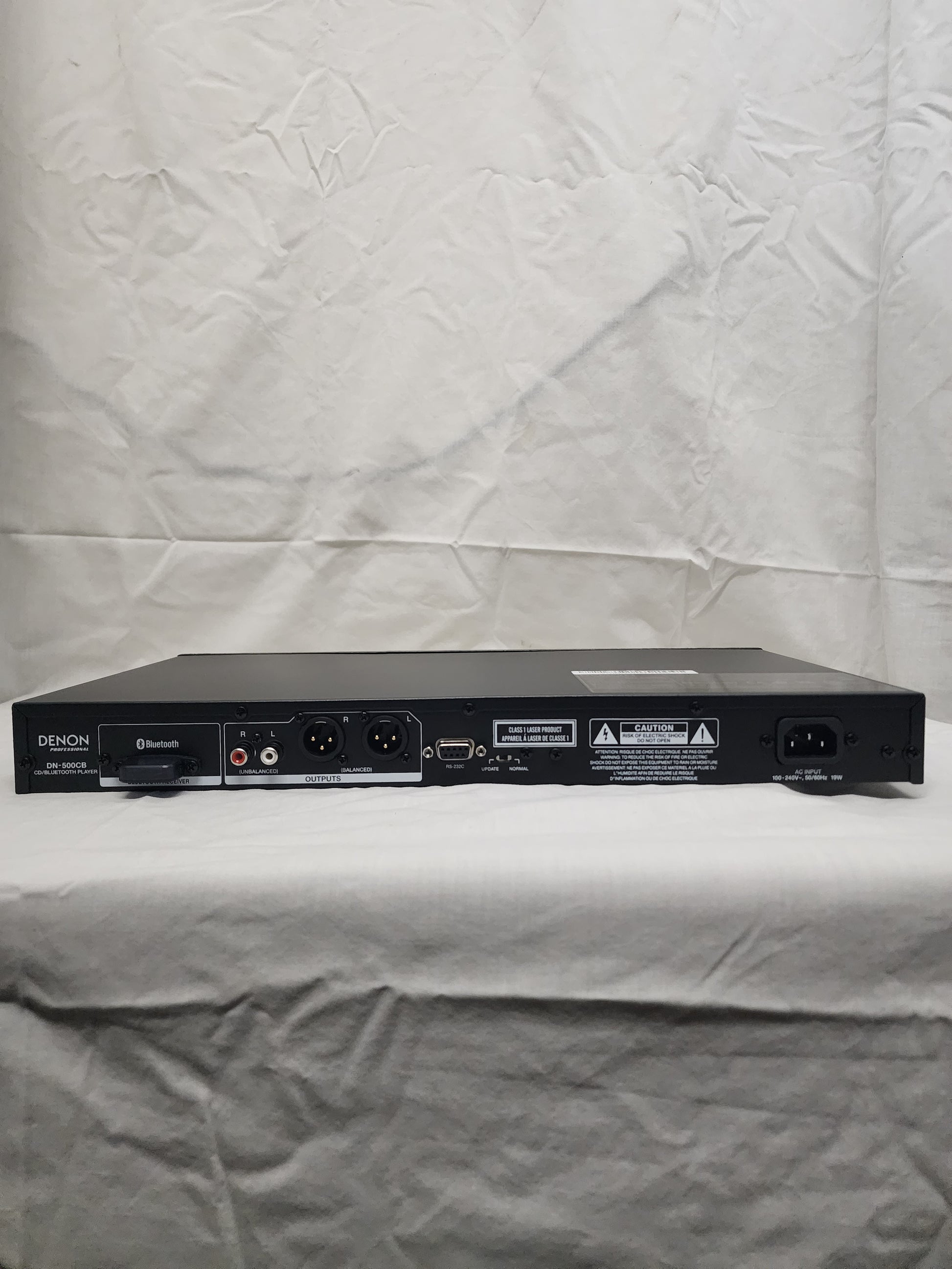 New DENON DN-500CB Professional Rackmount Bluetooth CD Player for Sale. We Sell Professional Audio Equipment. Audio Systems, Amplifiers, Consoles, Mixers, Electronics, Entertainment and Live Sound.